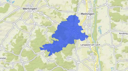 Bodenrichtwertkarte Biberbach Schwaben