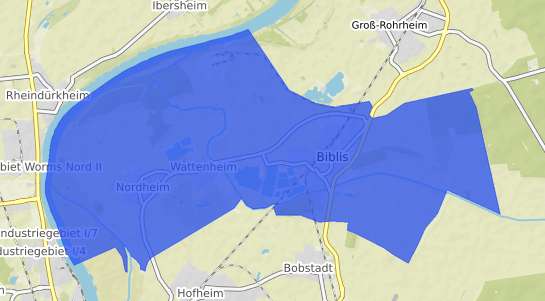 Bodenrichtwertkarte Biblis