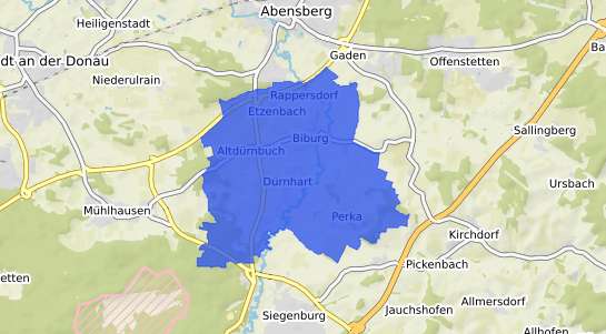 Bodenrichtwertkarte Biburg Gem. Gars a. Inn