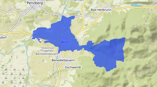 Bodenrichtwertkarte Bichl b. Bad Toelz