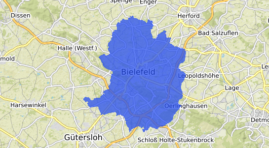 Bodenrichtwertkarte Bielefeld