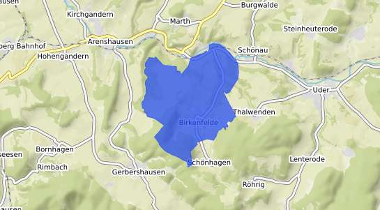Bodenrichtwertkarte Birkenfelde b. Heilbad Heiligenstadt