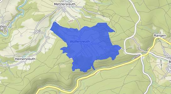 Bodenrichtwertkarte Bischofsgr&uuml;n