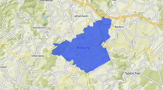 Bodenrichtwertkarte Bitburg