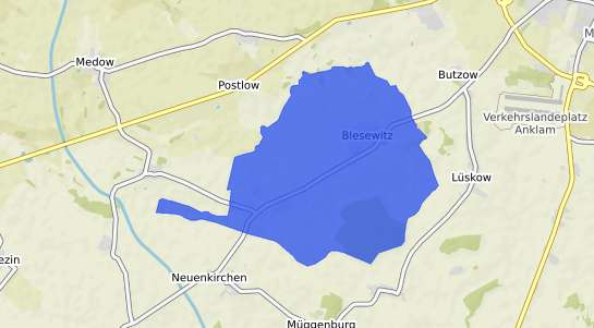 Bodenrichtwertkarte Blesewitz