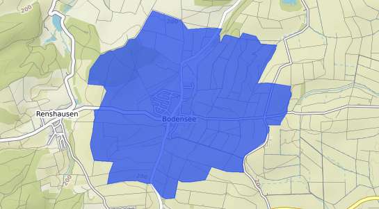 Bodenrichtwertkarte Bodensee