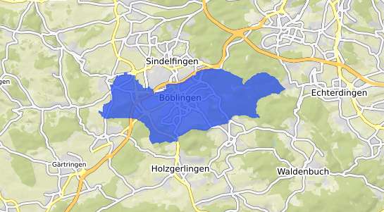 Bodenrichtwertkarte Böblingen