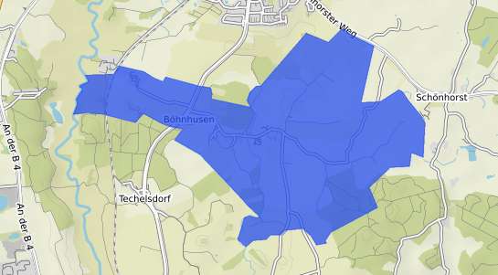 Bodenrichtwertkarte Boehnhusen