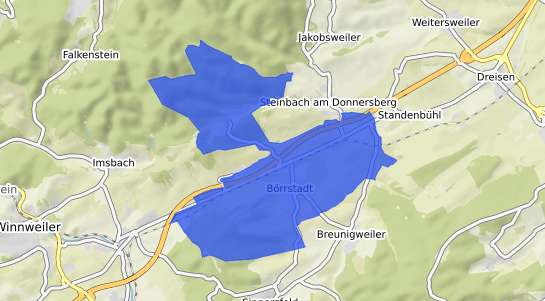 Bodenrichtwertkarte Boerrstadt Pfalz