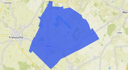 Bodenrichtwertkarte B&ouml;sel b. Oldenburg