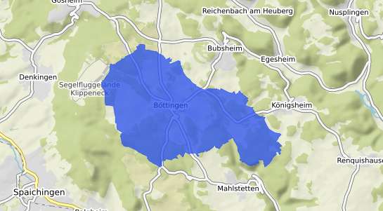 Bodenrichtwertkarte Boettingen Kr. Tuttlingen