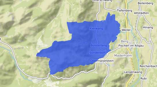 Bodenrichtwertkarte Bolsterlang
