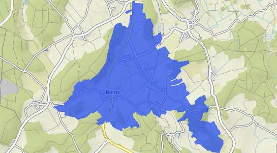 Bodenrichtwertkarte Boms