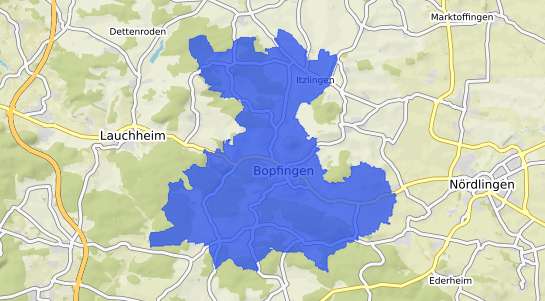 Bodenrichtwertkarte Bopfingen