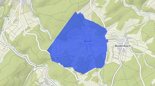 Bodenrichtwertkarte Borler