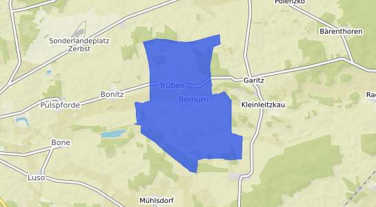 Bodenrichtwertkarte Bornum b. Zerbst