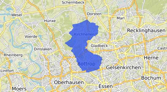 Bodenrichtwertkarte Bottrop