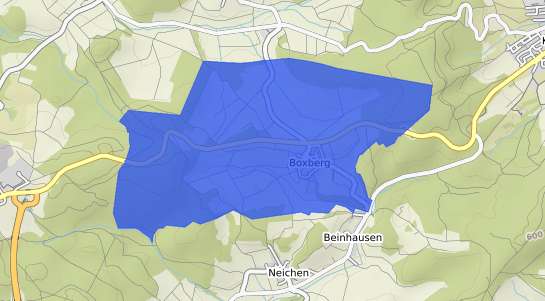 Bodenrichtwertkarte Boxberg Kr. Daun