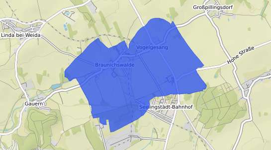 Bodenrichtwertkarte Braunichswalde