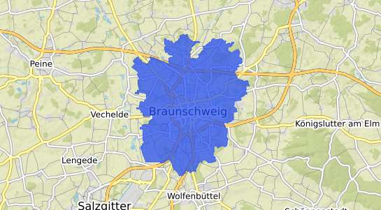 Bodenrichtwertkarte Braunschweig