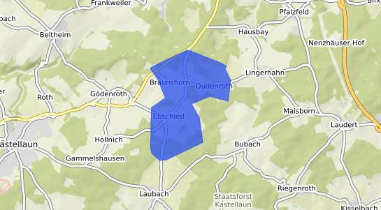 Bodenrichtwertkarte Braunshorn