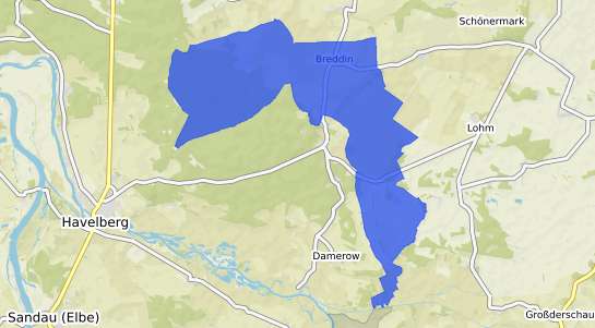 Bodenrichtwertkarte Breddin