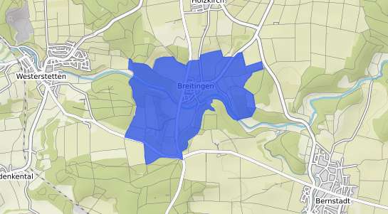 Bodenrichtwertkarte Breitingen