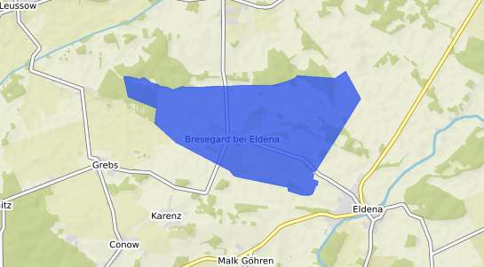 Bodenrichtwertkarte Bresegard b. Hagenow