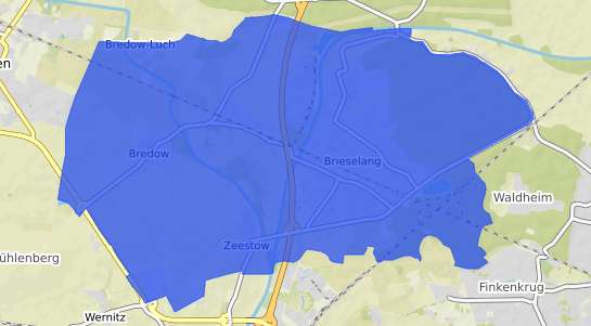 Bodenrichtwertkarte Brieselang