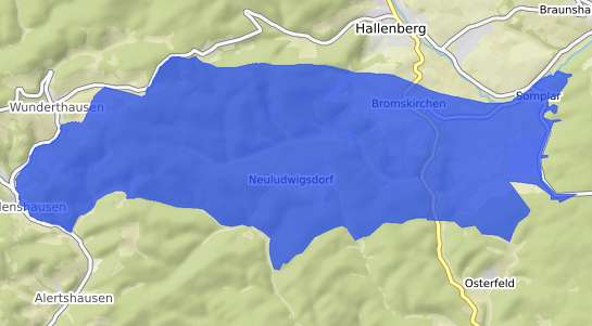 Bodenrichtwertkarte Bromskirchen