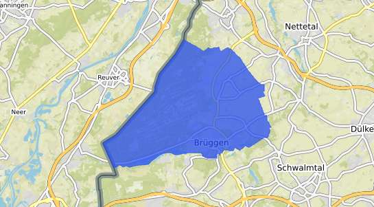 Bodenrichtwertkarte Brueggen Leine