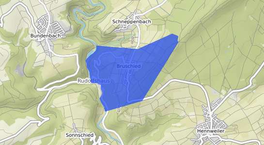 Bodenrichtwertkarte Bruschied