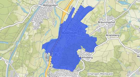 Bodenrichtwertkarte Bubenreuth