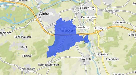 Bodenrichtwertkarte Bubesheim