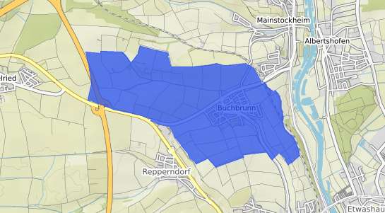 Bodenrichtwertkarte Buchbrunn