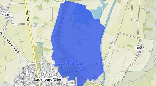 Bodenrichtwertkarte Buchhorst b. Pritzwalk