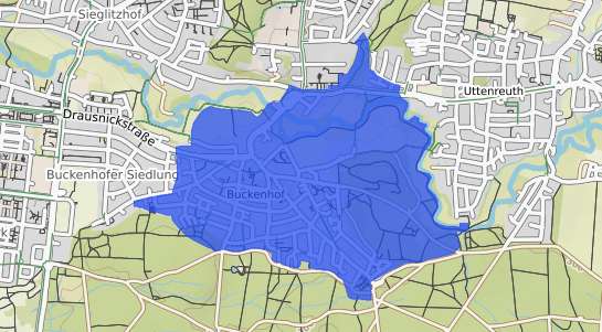 Bodenrichtwertkarte Buckenhof Mittelfranken