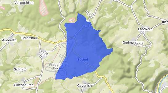 Bodenrichtwertkarte Buechel b. Cochem