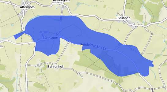 Bodenrichtwertkarte Buehnsdorf