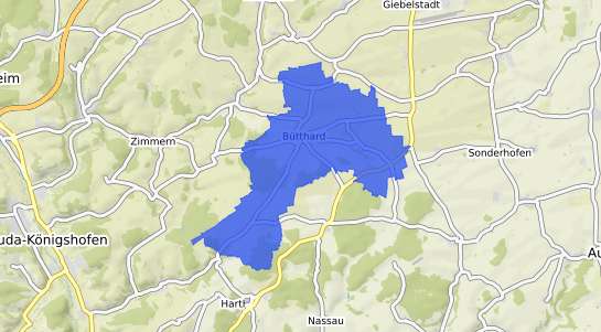 Bodenrichtwertkarte B&uuml;tthard