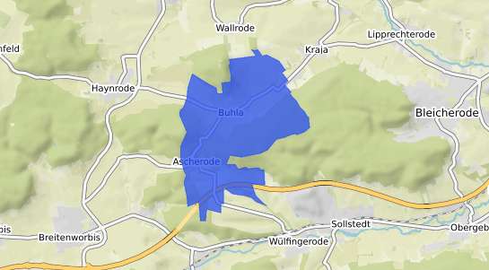 Bodenrichtwertkarte Buhla