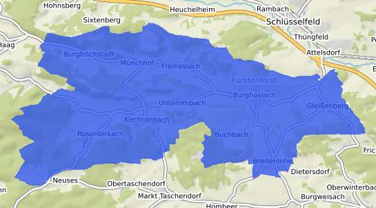Bodenrichtwertkarte Burghaslach