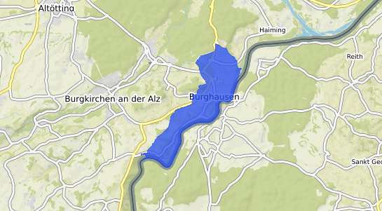 Bodenrichtwertkarte Burghausen Salzach