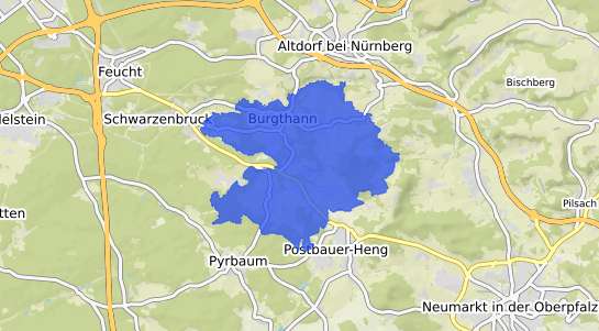 Bodenrichtwertkarte Burgthann