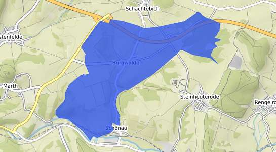 Bodenrichtwertkarte Burgwalde
