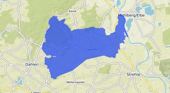 Bodenrichtwertkarte Cavertitz