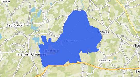 Bodenrichtwertkarte Chiemsee