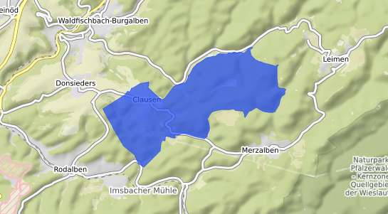 Bodenrichtwertkarte Clausen Kr. Pirmasens