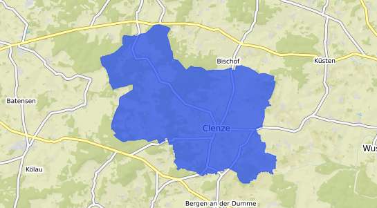 Bodenrichtwertkarte Clenze