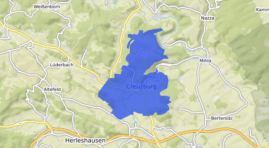 Bodenrichtwertkarte Creuzburg